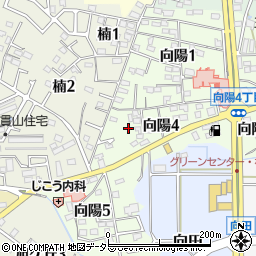 愛知県知多郡武豊町向陽4丁目周辺の地図