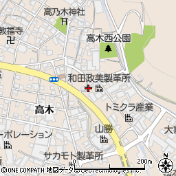 兵庫県姫路市花田町高木224周辺の地図