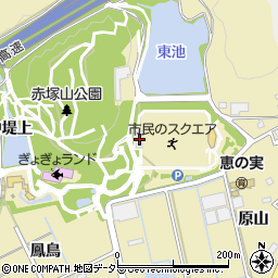 愛知県豊川市市田町東堤下1周辺の地図