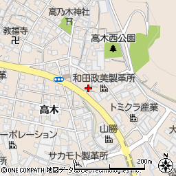 兵庫県姫路市花田町高木192周辺の地図