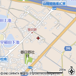 兵庫県姫路市飾東町塩崎832周辺の地図