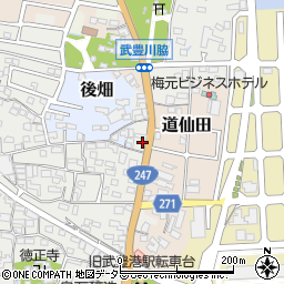愛知県知多郡武豊町里中9-2周辺の地図