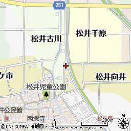京都府京田辺市松井向井37周辺の地図