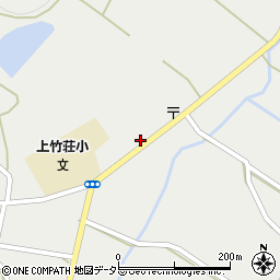 岡山県加賀郡吉備中央町上竹2046-1周辺の地図