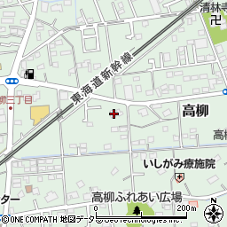 静岡県藤枝市高柳1650周辺の地図