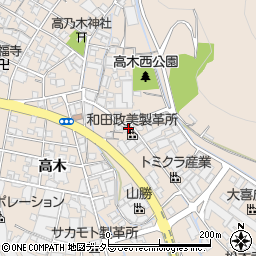 兵庫県姫路市花田町高木582周辺の地図