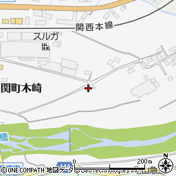 三重県亀山市関町木崎1816-3周辺の地図