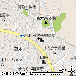 兵庫県姫路市花田町高木228周辺の地図