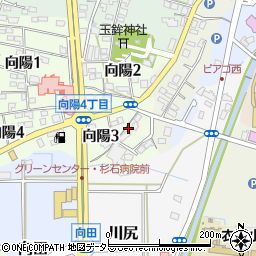 愛知県知多郡武豊町向陽3丁目周辺の地図