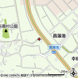 愛知県常滑市大谷菖蒲池311周辺の地図