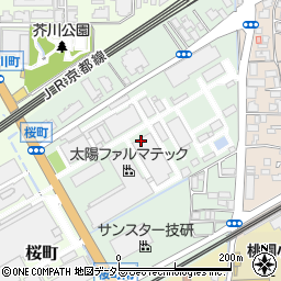 大阪府高槻市明田町周辺の地図