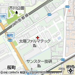 大阪府高槻市明田町周辺の地図