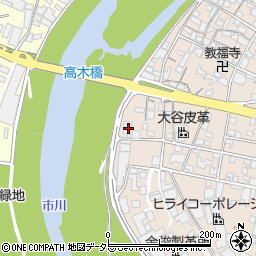 兵庫県姫路市花田町高木302周辺の地図
