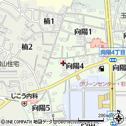 愛知県知多郡武豊町向陽4丁目8周辺の地図