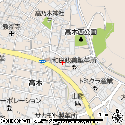 兵庫県姫路市花田町高木206周辺の地図