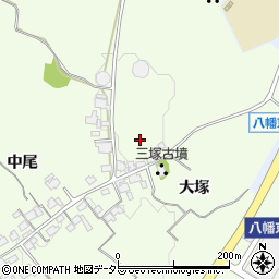 京都府八幡市美濃山狐谷周辺の地図
