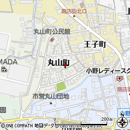 兵庫県小野市丸山町38周辺の地図