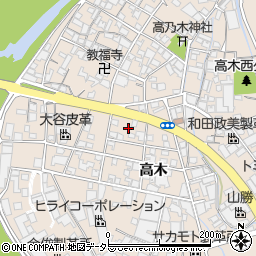 兵庫県姫路市花田町高木35周辺の地図