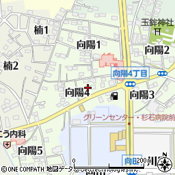 愛知県知多郡武豊町向陽4丁目43周辺の地図