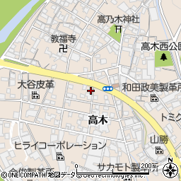 兵庫県姫路市花田町高木365周辺の地図