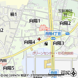 愛知県知多郡武豊町向陽4丁目41周辺の地図