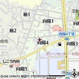 愛知県知多郡武豊町向陽4丁目10周辺の地図