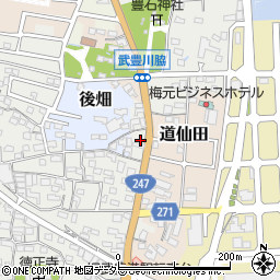 愛知県知多郡武豊町里中7-2周辺の地図