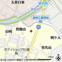 愛知県西尾市吉良町岡山下り松周辺の地図