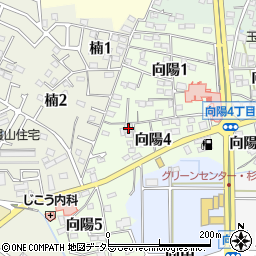 愛知県知多郡武豊町向陽4丁目7周辺の地図
