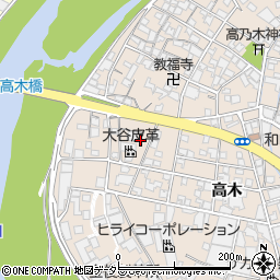 兵庫県姫路市花田町高木3周辺の地図