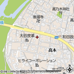 兵庫県姫路市花田町高木10周辺の地図
