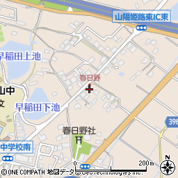 兵庫県姫路市飾東町塩崎826周辺の地図
