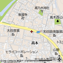 兵庫県姫路市花田町高木363周辺の地図