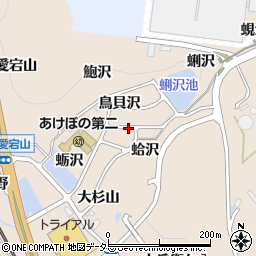 愛知県額田郡幸田町深溝螺沢周辺の地図