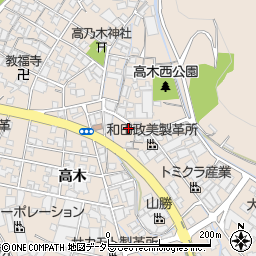 兵庫県姫路市花田町高木227周辺の地図