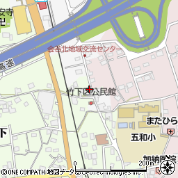 静岡県島田市竹下310周辺の地図