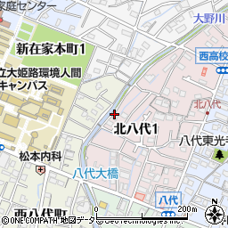 岡村ゼミナール　本部周辺の地図