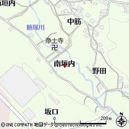 京都府綴喜郡宇治田原町立川南垣内周辺の地図