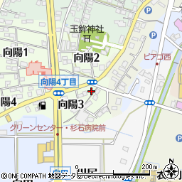 愛知県知多郡武豊町向陽3丁目21周辺の地図
