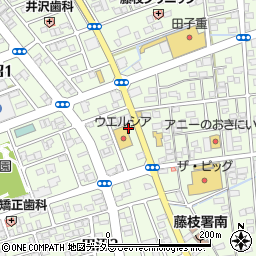 藤相田沼街道周辺の地図