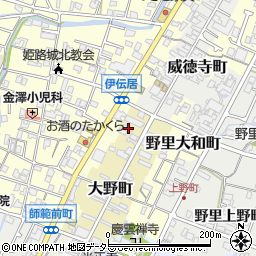 兵庫県姫路市大野町45周辺の地図