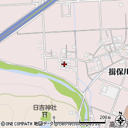 兵庫県たつの市揖保川町半田1016周辺の地図