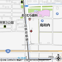 城陽旬菜市直売所周辺の地図