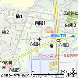 愛知県知多郡武豊町向陽4丁目32周辺の地図