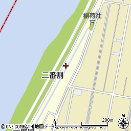 愛知県西尾市西奥田町周辺の地図