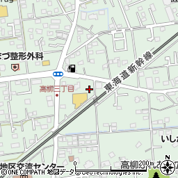 静岡県藤枝市高柳1617-3周辺の地図