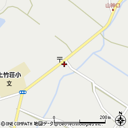 岡山県加賀郡吉備中央町上竹2085周辺の地図