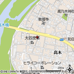 兵庫県姫路市花田町高木5周辺の地図