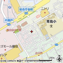 静岡県藤枝市瀬戸新屋362-75周辺の地図