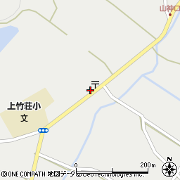 岡山県加賀郡吉備中央町上竹1740周辺の地図